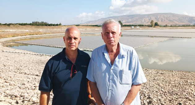 איתן ברושי עם אורן עמיאל מנכ"ל מים לישראל